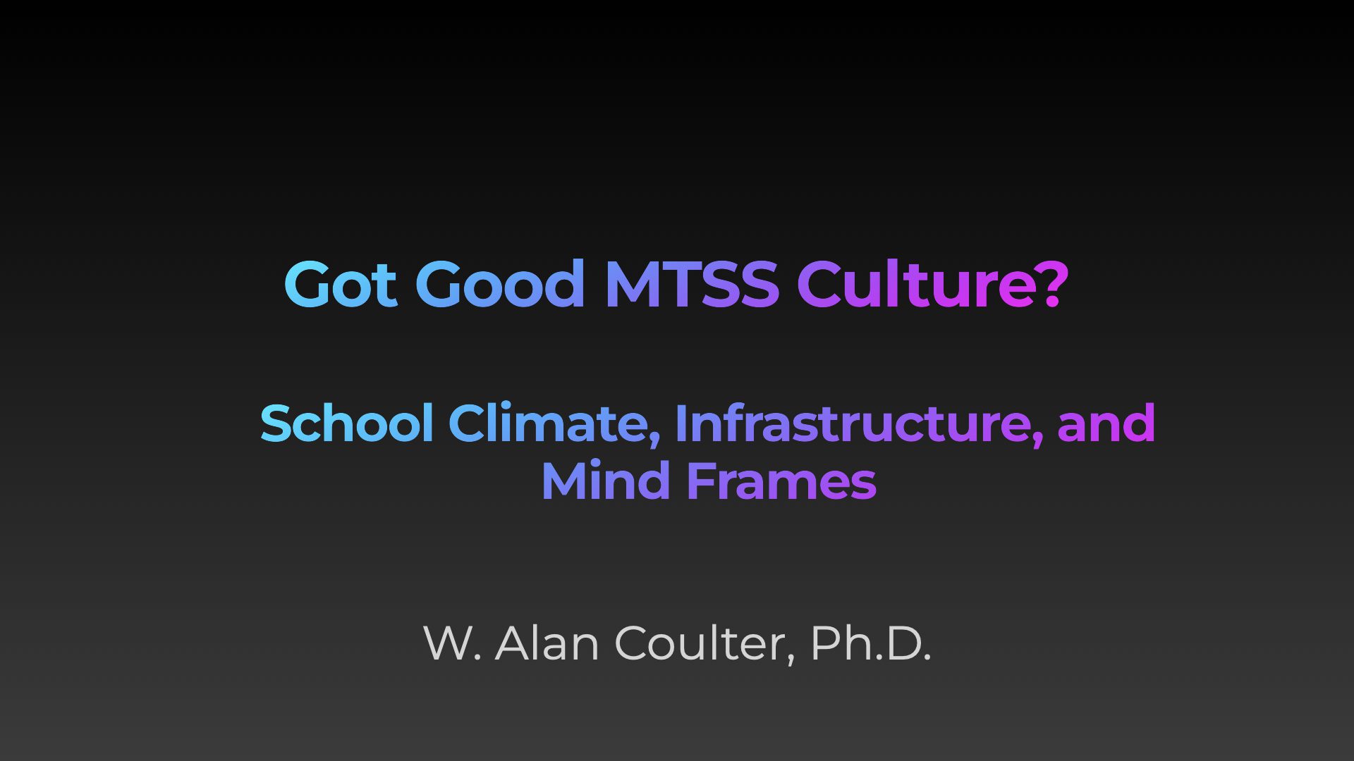 A purple and black background with text that reads " got good mtss culture ?"